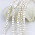 7-8mm White Wholesale Natural Freshwater Pearl Bead Strands